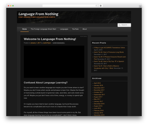 WP Featured Content and Slider (wp-featured-content-and-slider) free WordPress plugin - languagefromnothing.com