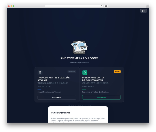 Cherry parallax WordPress plugin - lexlogos.ro