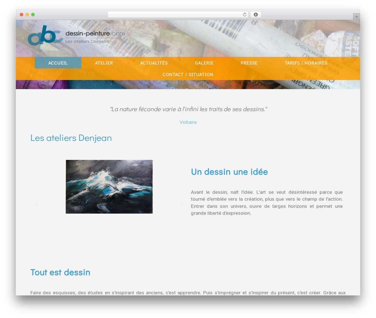 GeneratePress theme WordPress - abc-dessin-peinture.com