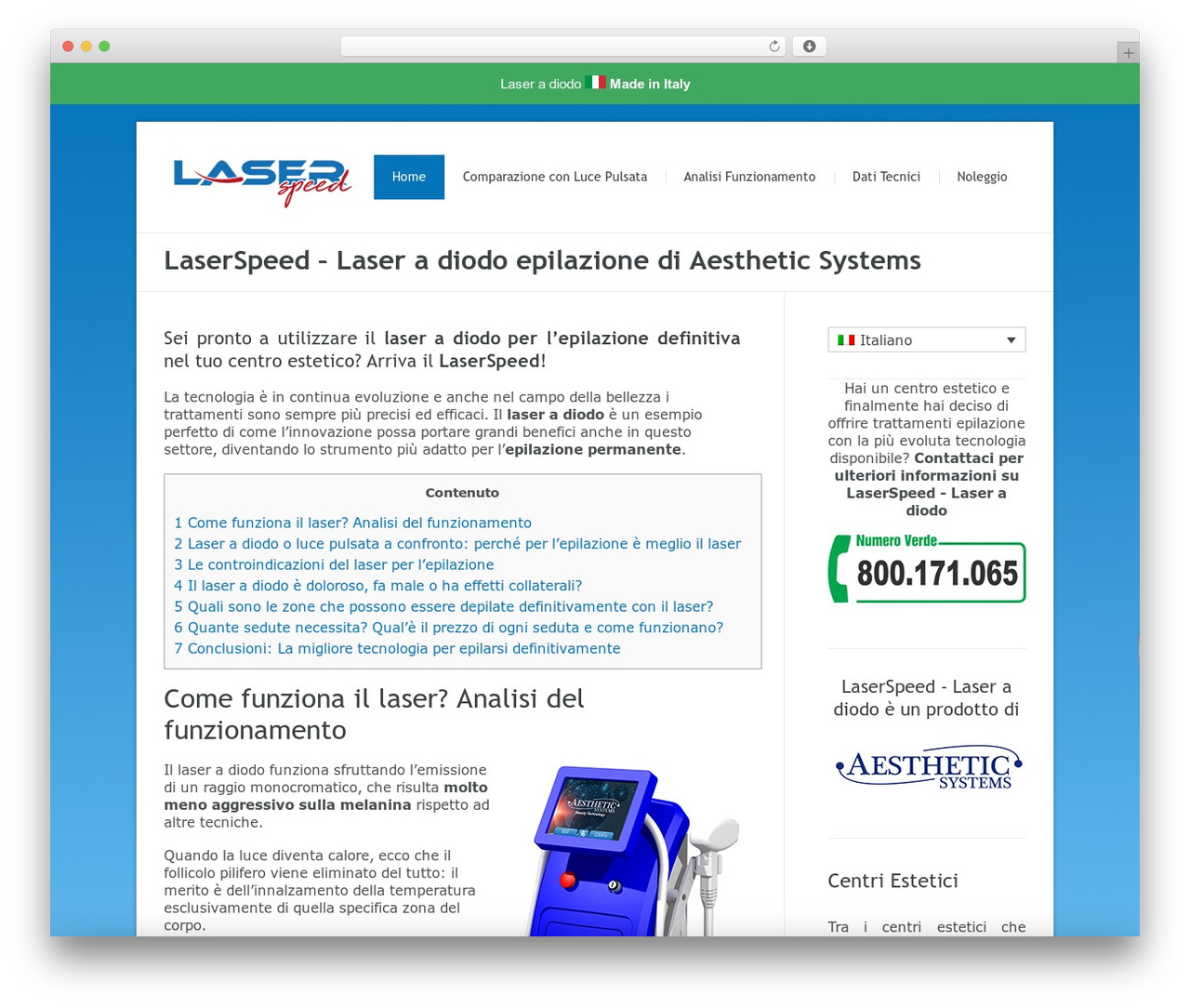 Halsey WordPress website theme - laserspeed.it