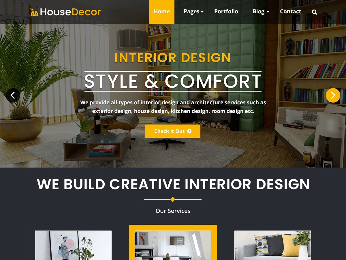 House Decor WordPress photo theme
