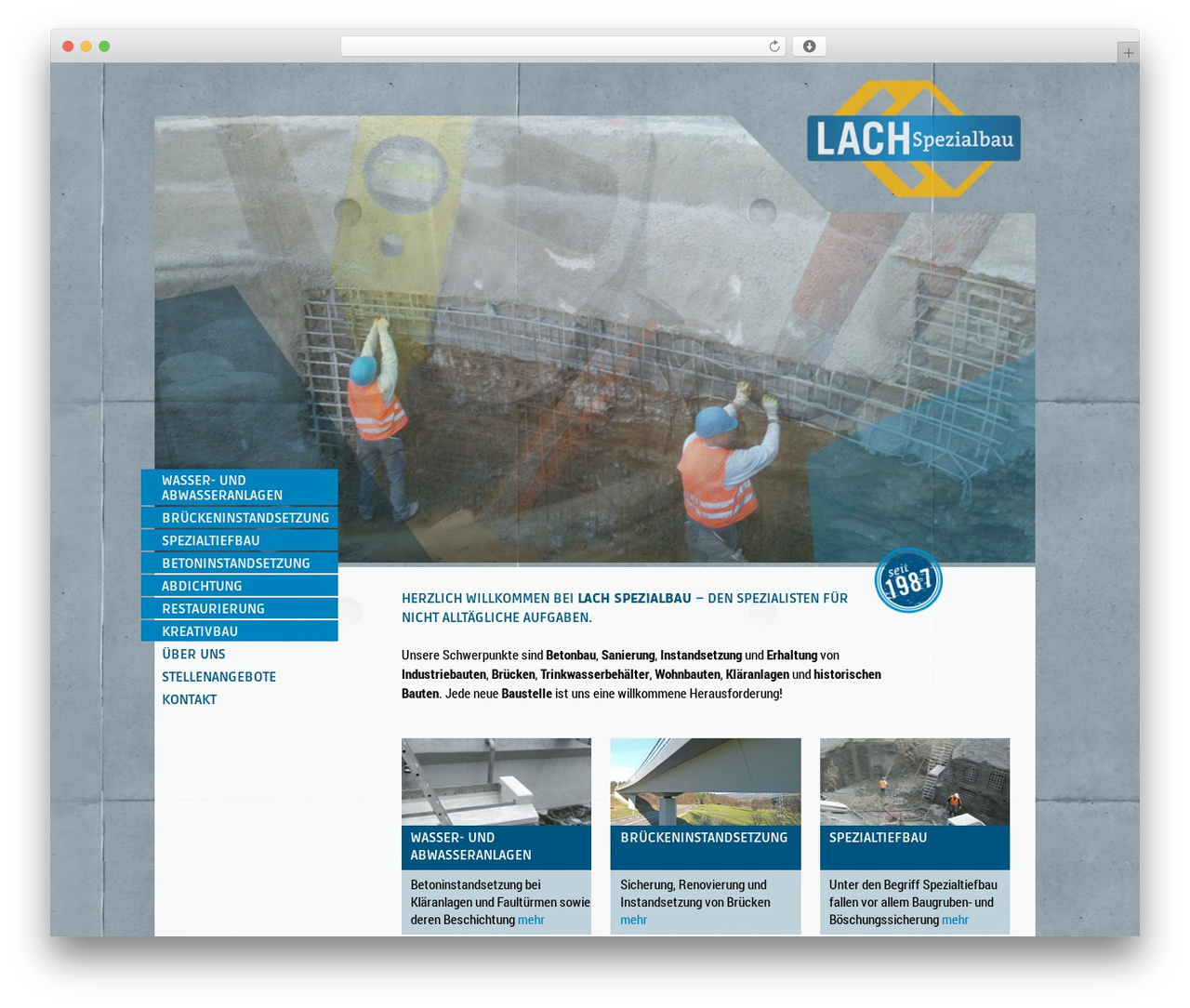 Lach WordPress theme - lach-gmbh.de