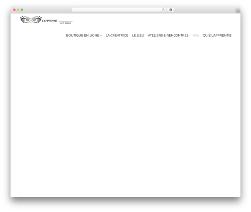 Lambda WordPress website theme - lapprentie.com