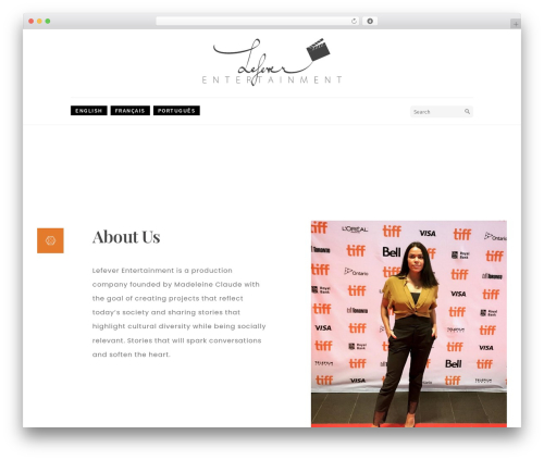 Responsive Portfolio WordPress Theme personal WordPress theme - lefever-ent.com