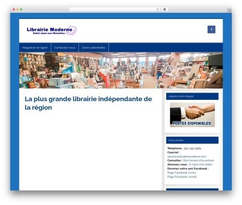 Smartline pro WordPress plugin - librairiemoderne.com