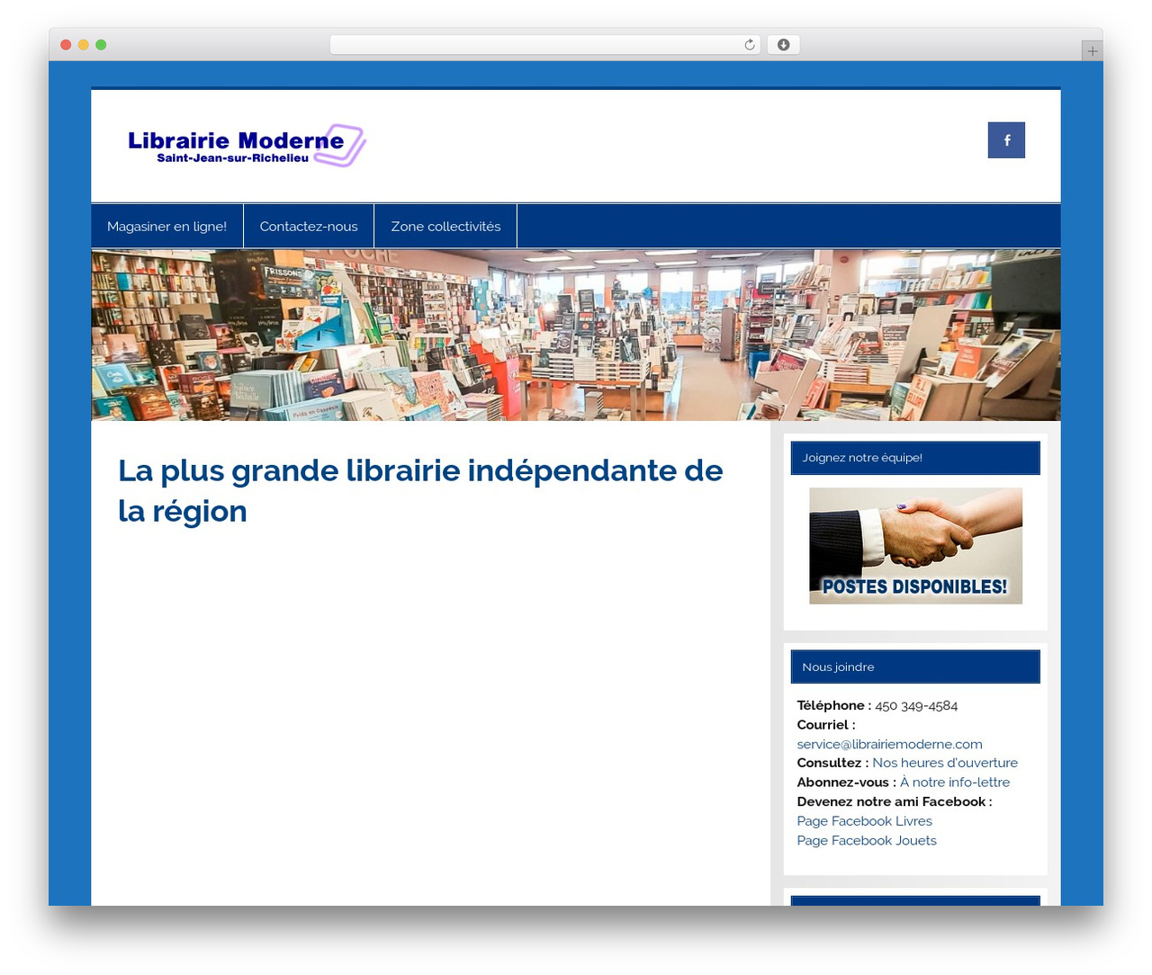 Smartline Lite theme WordPress - librairiemoderne.com Smartline Lite theme WordPress - librairiemoderne.com