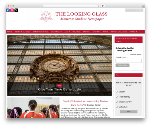 SNO FLEX premium WordPress theme - lookingglass.montroseschool.org