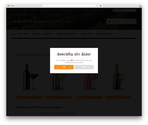 Storefront product hero WordPress plugin - lamaisonhansby.com