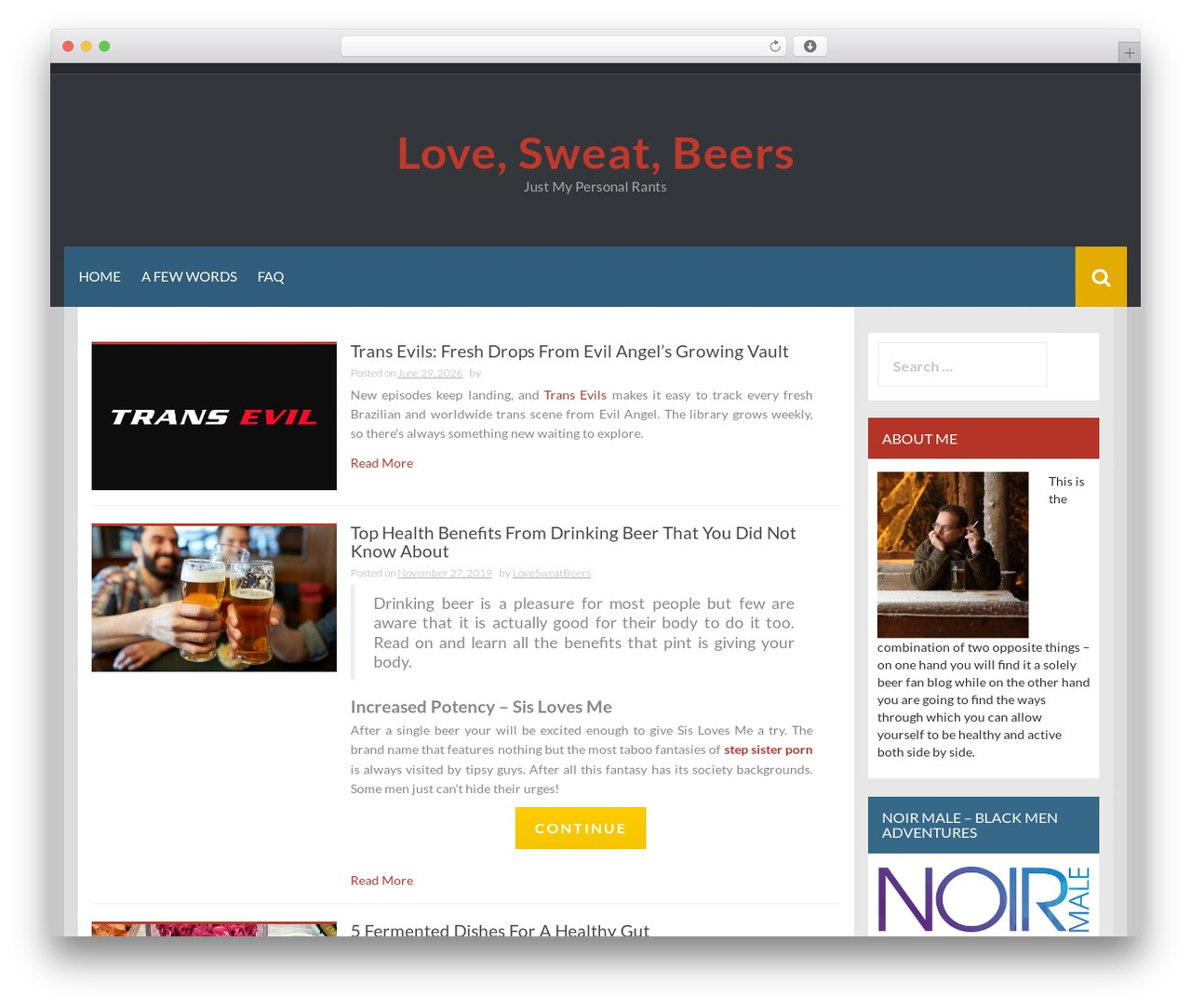 Synapse WP theme - lovesweatbeers.com Synapse WP theme - lovesweatbeers.com