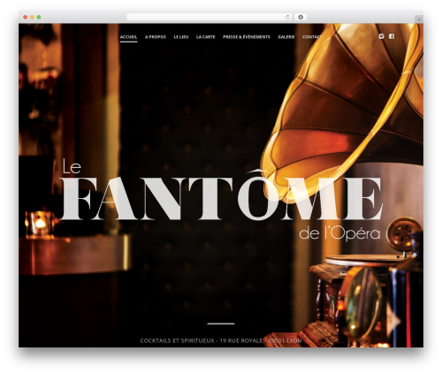 Theme WordPress Anthe - lefantomedelopera.fr