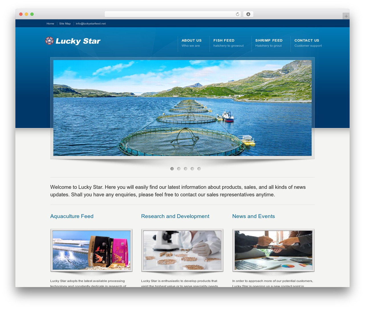 Theme WordPress Karma - luckystarfeed.net