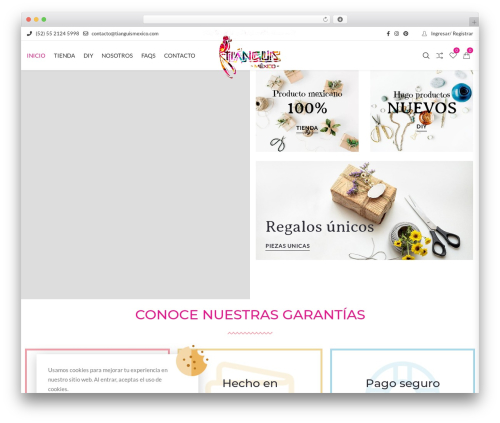 WordPress theme CiyaShop - tianguismexico.com