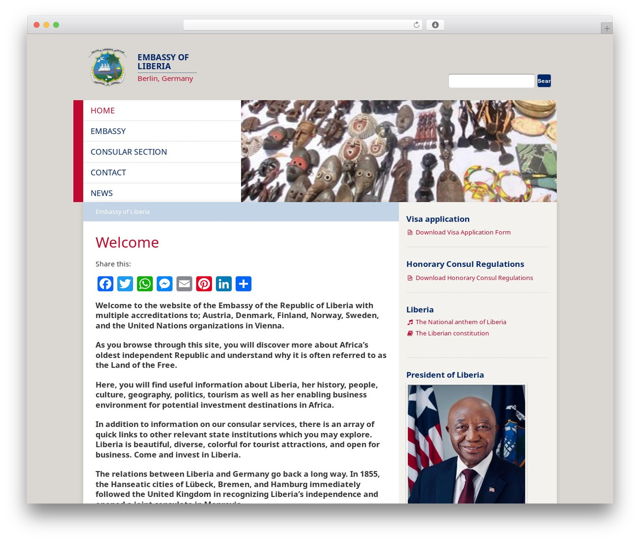 WordPress theme Liberia - liberiaembassygermany.de WordPress theme Liberia - liberiaembassygermany.de