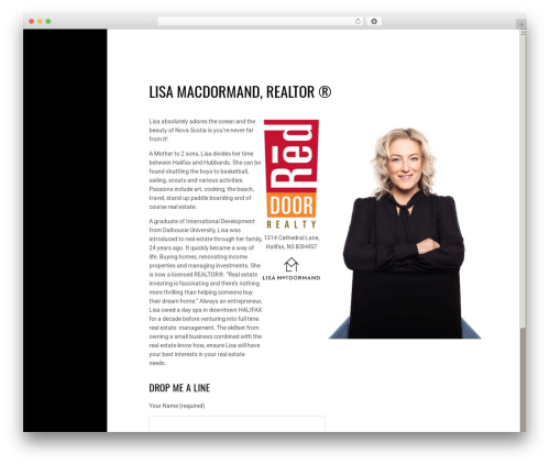 WordPress theme MeeTheme - lisamacdormand.com