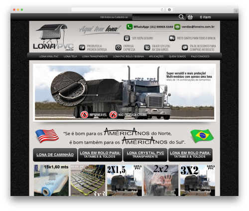 Cadastros WordPress plugin - lonapvc.com.br