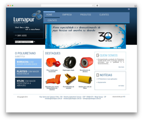 WordPress theme Tema Lumapur - lumapur.com.br