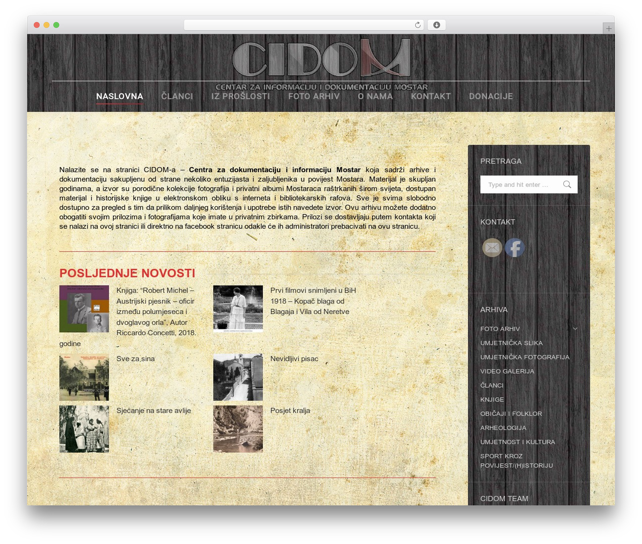 WordPress theme The7 - cidom.org