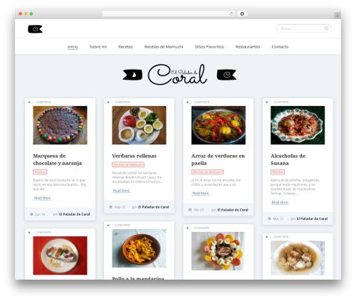 WP theme Theme Pluto - elpaladardecoral.com
