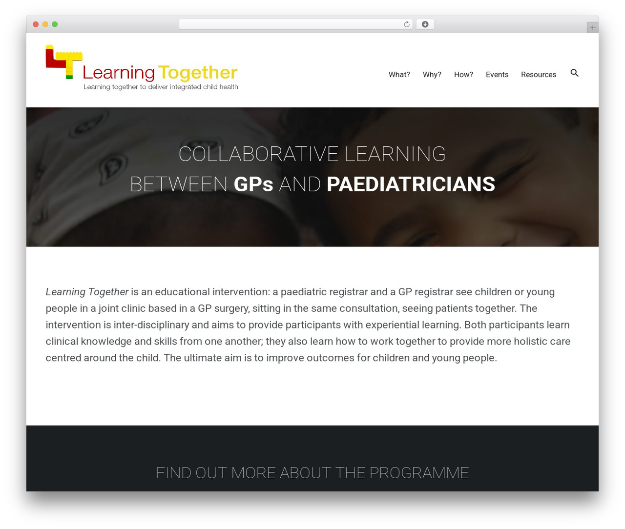 Zephyr theme WordPress - learningtogether.org.uk