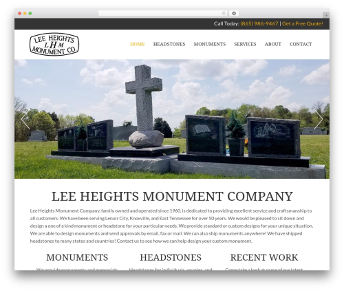 Backyard Grill best WordPress theme - leeheightsmonument.com