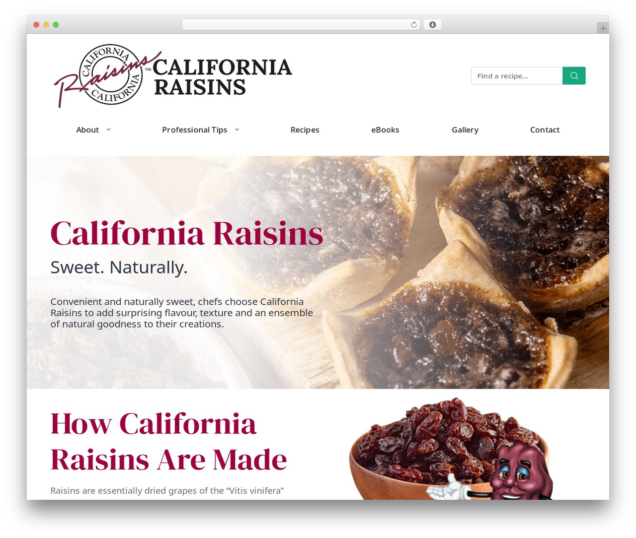 Basil theme WordPress - caraisins.com