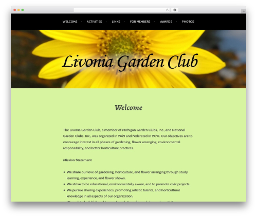 Best WordPress theme Argent - livoniagardenclub.org