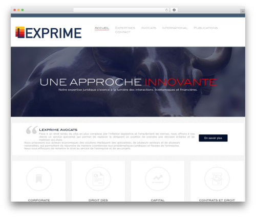 cherry premium WordPress theme - lexprime.com
