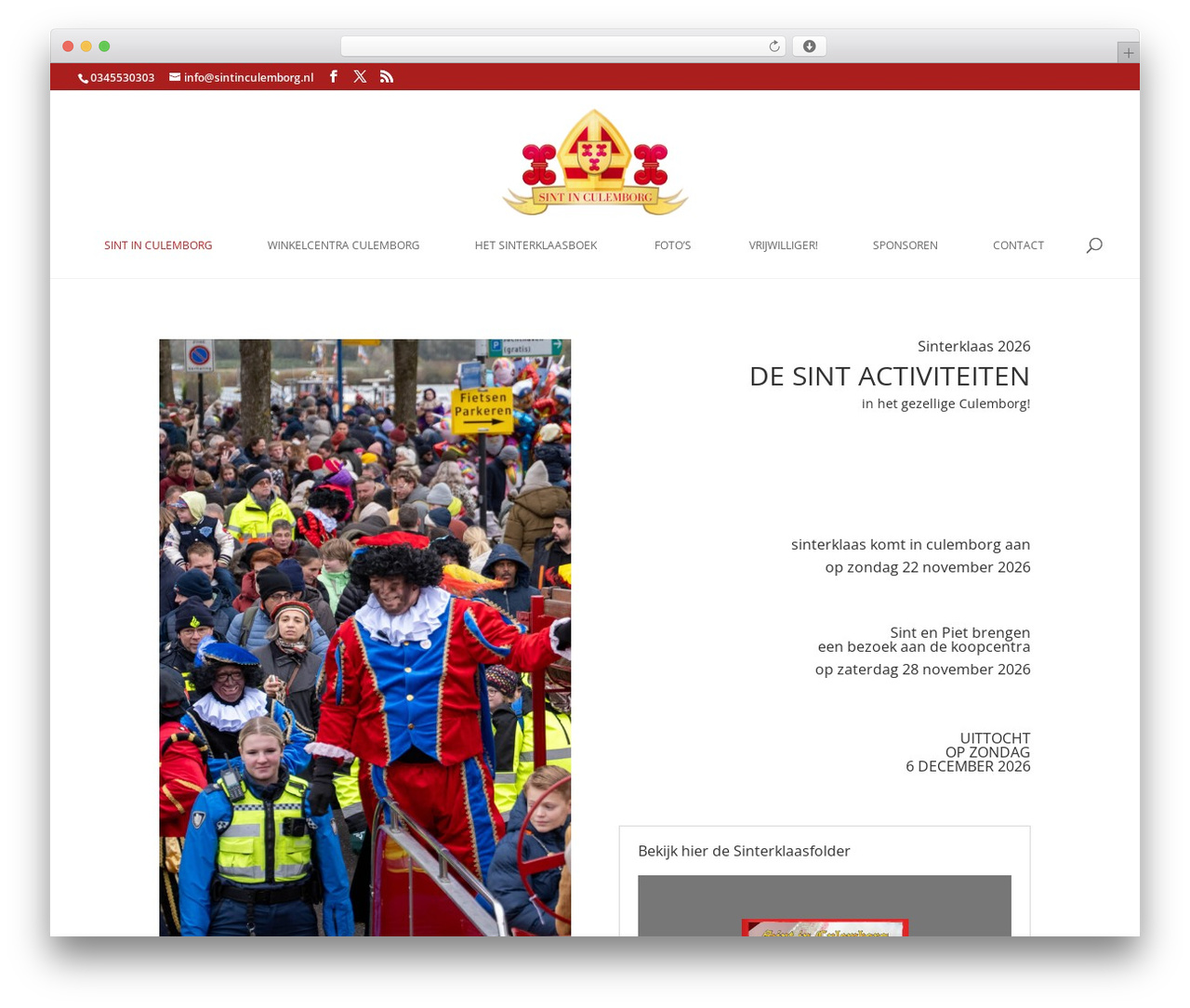 Divi theme WordPress - sintinculemborg.nl