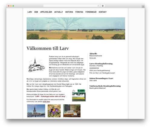 Empty Canvas WP theme - larv.se