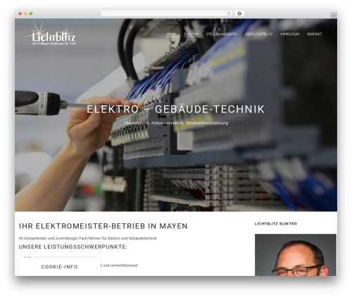 Etudes WordPress theme - lichtblitz.com