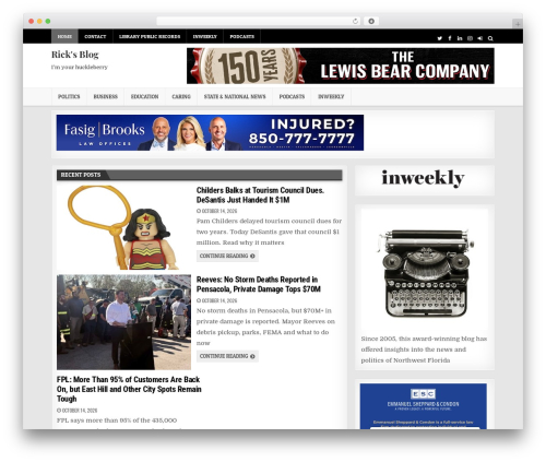 FlashWP PRO WordPress theme - ricksblog.biz