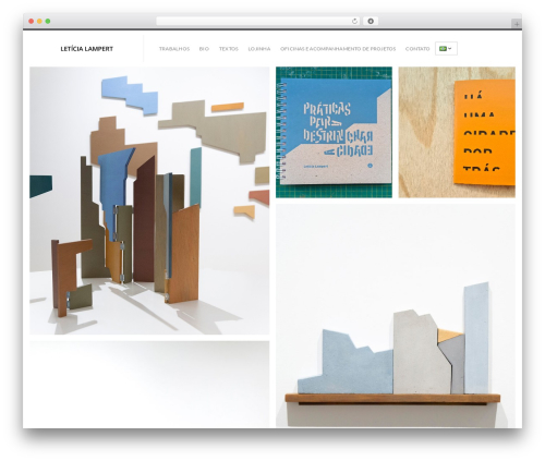 Fluxus WordPress theme image - leticialampert.com.br