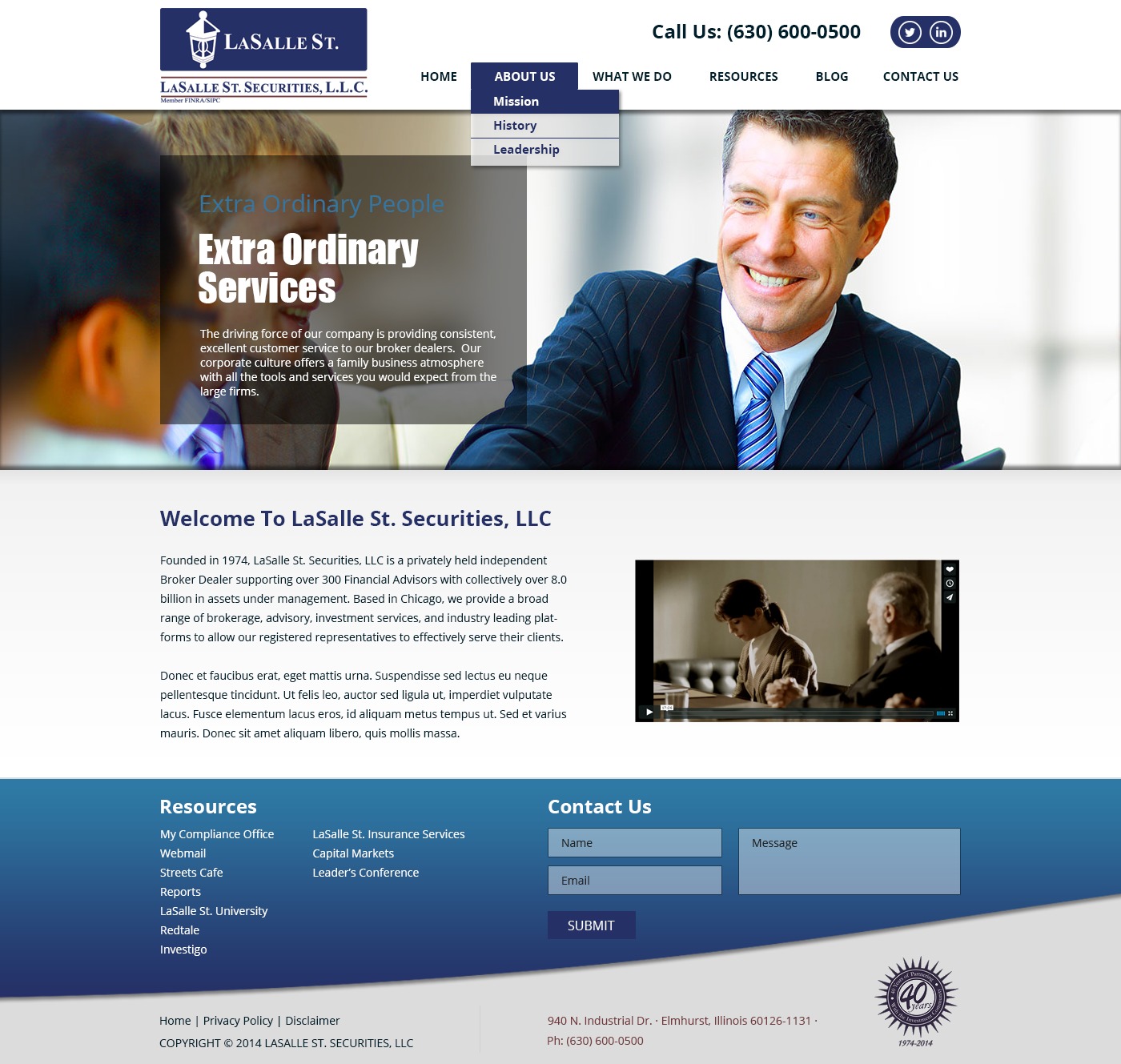 Lasalle Custom Theme WordPress theme by Nextfly