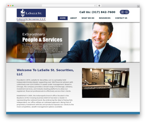 Lasalle Custom Theme WordPress theme - lasallestindy.com
