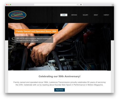 Premium WordPress Theme WordPress website theme - lawrencetransmission.ca