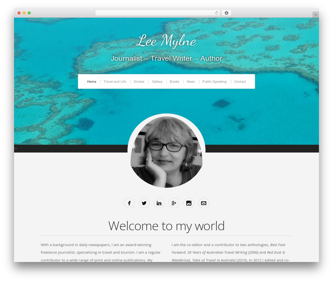 Profile premium WordPress theme - leemylne.com Profile premium WordPress theme - leemylne.com