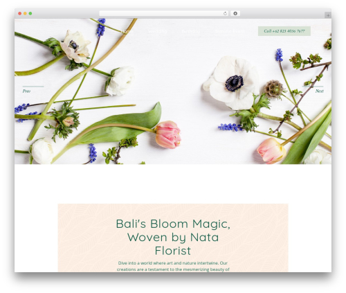 Roisin theme WordPress - natafloristbali.net
