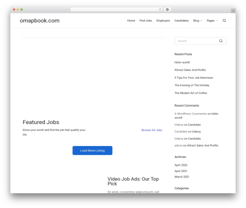 Wp job board pro WordPress plugin - omapbook.com