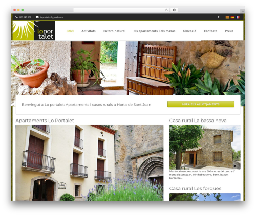 Starhotel WordPress theme - loportalet.com