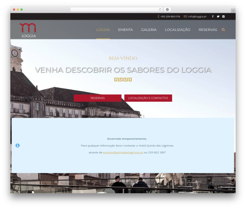 Theme WordPress The7 - loggia.pt