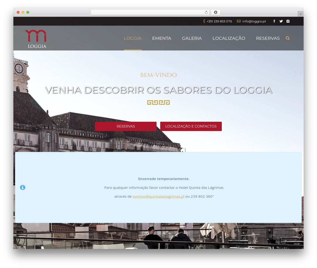 Theme WordPress The7 - loggia.pt