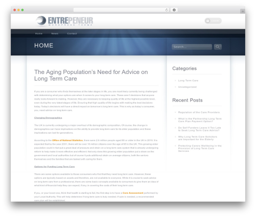 Theme WordPress ENTREPENEUR - longtermcaresolutions.co.uk