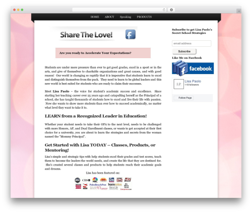 Theme WordPress OptimizePress - lisapaolo.com
