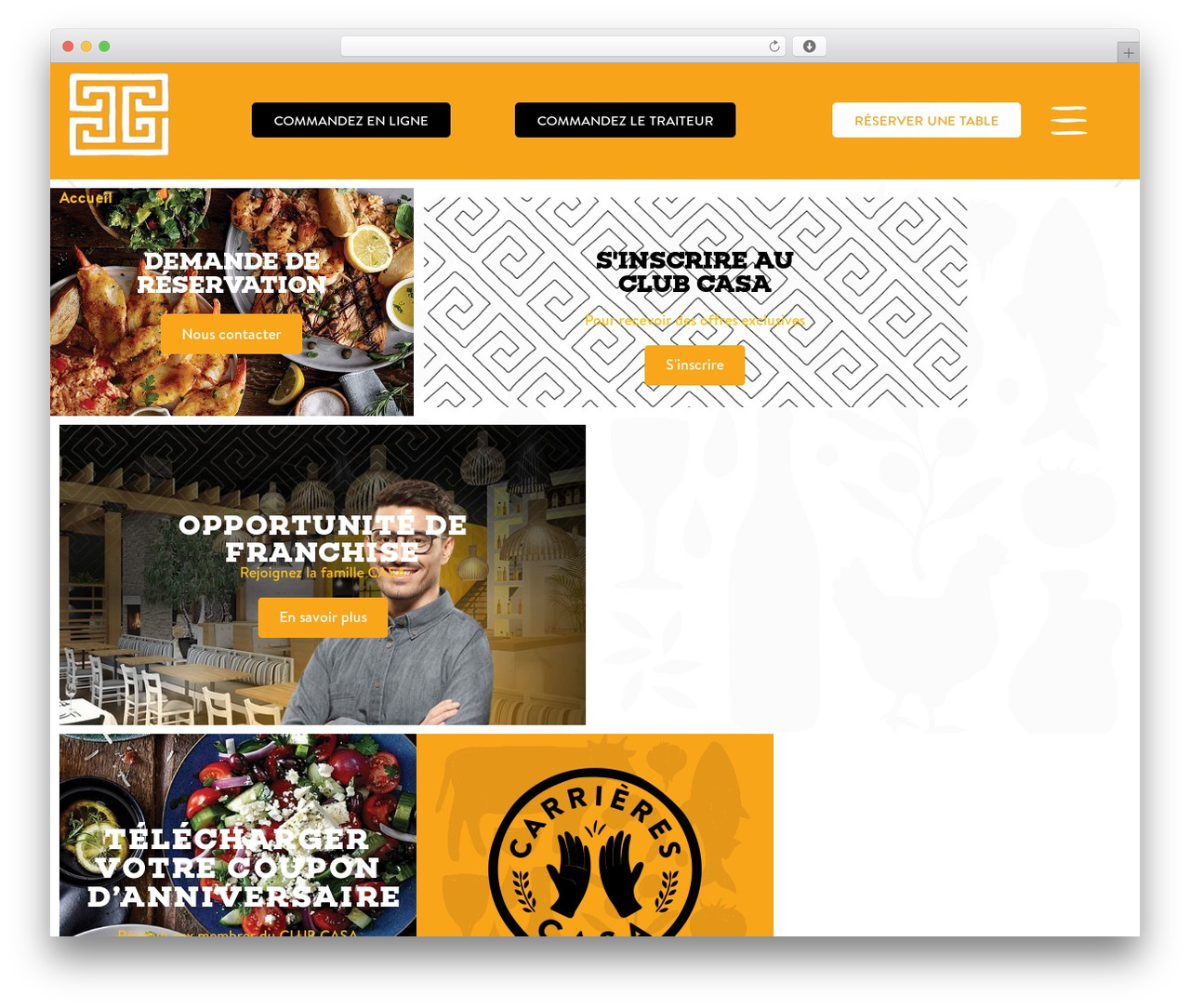 WordPress theme Elementor Hello Theme - casagrecque.ca