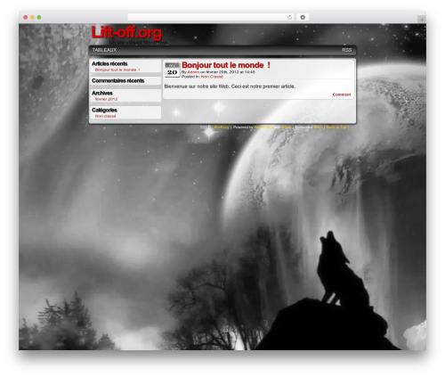 WordPress theme Easel - lift-off.org