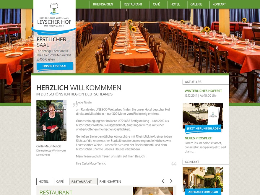 WordPress theme Leyscher Hof Theme