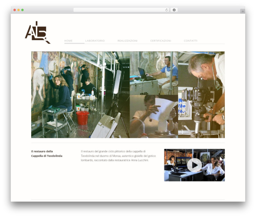 WordPress theme Lucchini Restauri - lucchinirestauri.it
