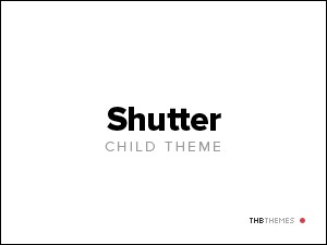 WordPress theme Shutter child theme by THBThemes