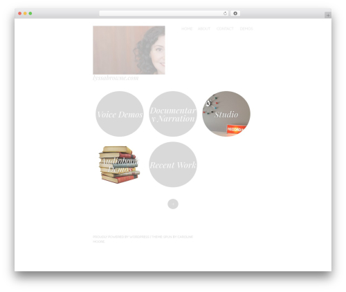 WordPress theme Spun - lyssabrowne.com
