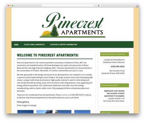 zeeDynamicPro theme WordPress - pinecrestrentalproperties.com